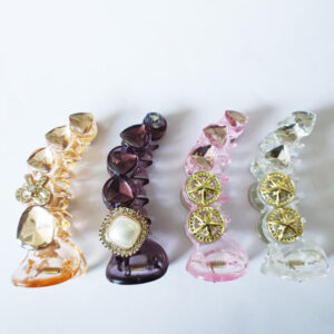 Crystal Hair Claw Clips