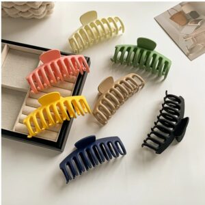 Premium Matte Hair Claw Clips for Women Kardiffstore