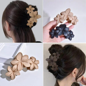 Floral Claw Hair Clip for Women