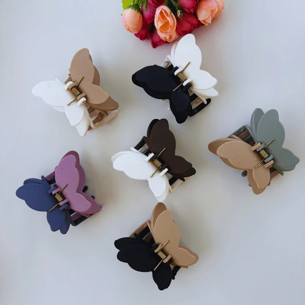 Matte Hair Claw Clips for Women ( Pack1) - Pastel Pink