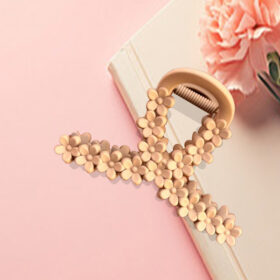 Floral Design Hair Claw Clip for Women & Girls Pack of 3pc