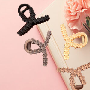 Alternative view of Floral Design Hair Claw Clip for Women & Girls Pack of 3pc