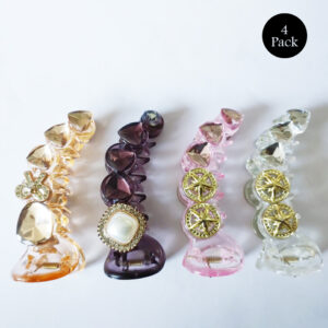 Alternative view of Stylish Crystal Hair Claw Clips for Women