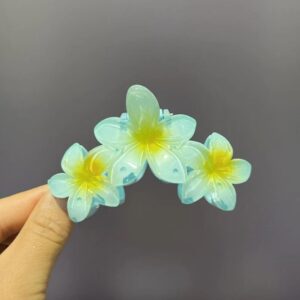 Alternative view of Colorful Transparent Flower Hair Claw Clip (Pack of 1pc)