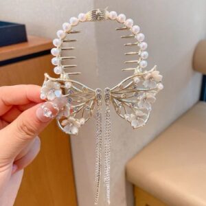 Alternative view of Gold Butterfly Hair Claw Clip