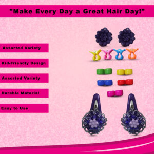 Alternative view of Kids Colorful Hair Accessories Combo Set for Girls