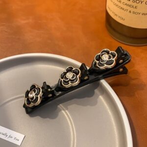 Alternative view of Pearl & Floral Hair Clips for Women and Girls