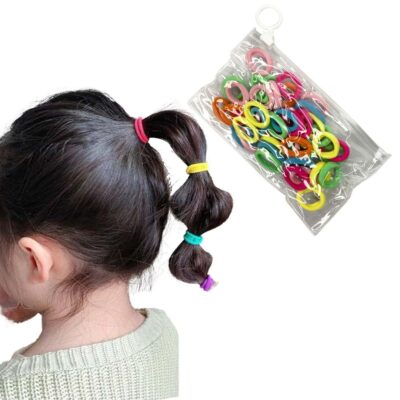 Baby Hair Rubber Hair Accessories for Kids Pack of 50pcs