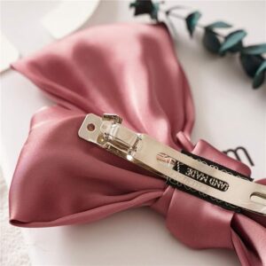 Alternative view of  Korean Style Solid Color Hair Bow Barrettes,