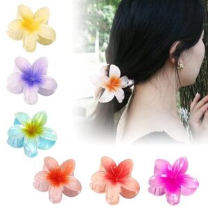 Alternative view of Flower Hair Claw Clips Clutchers for Women Pack of 5 Floral Clips