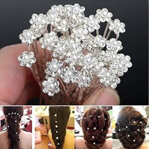 Alternative view of Sparkling Gold Pearl & Crystal Bridal Hair Pins - Wedding & Party Accessories for Women