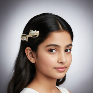 Alternative view of Set Of 4 Artificial Stones Flower Hair Clip Bridal Hair Accessories