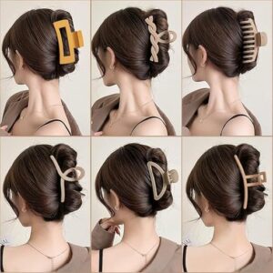 Alternative view of 6 Pack Stylish Hair Claw Clips for Women